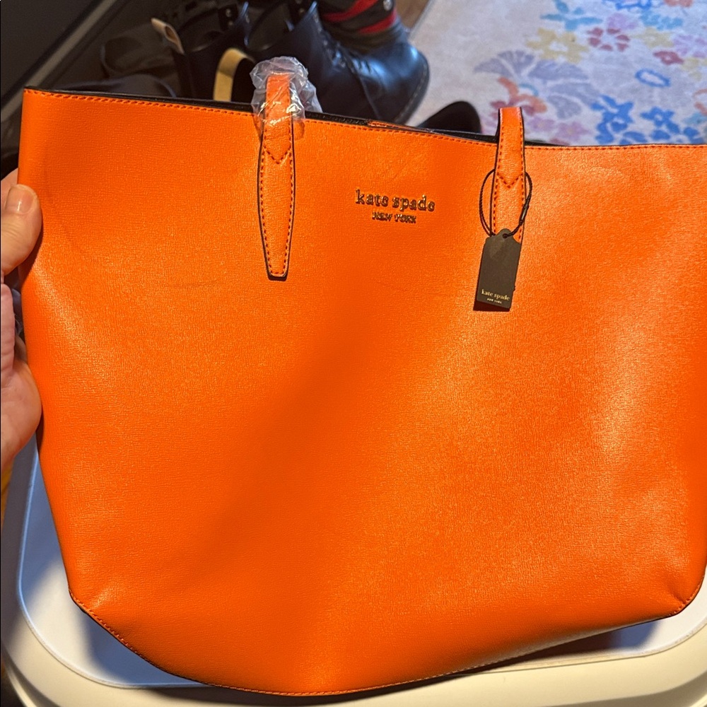 Kate Spade Vibrant Orange Tote